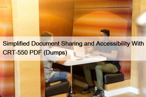 Simplified Document Sharing and Accessibility With CRT-550 PDF ...